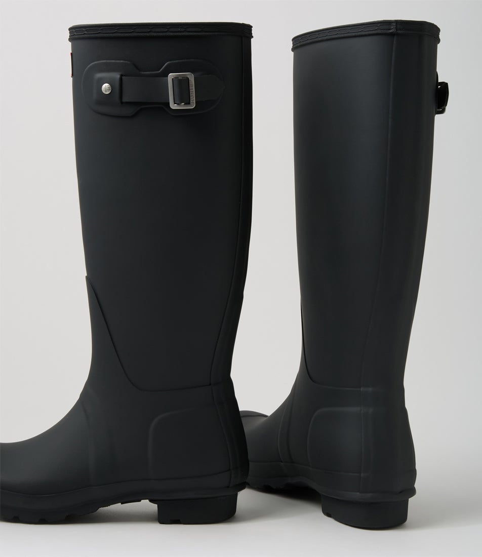 Original Tall Black Rubber Knee High Boots