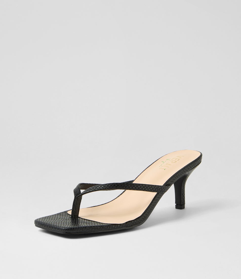 Taytum Black Sandals