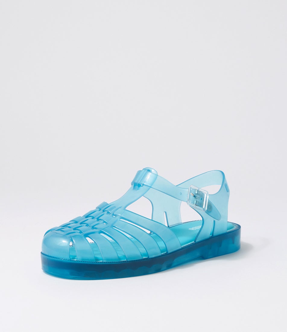 Melissa Possession Ad Blue Clear Pvc Sandals