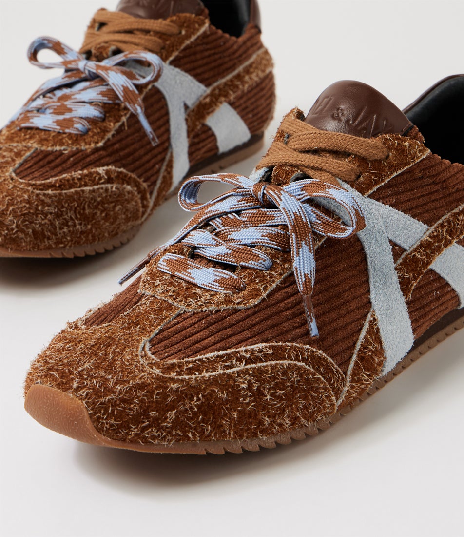 Rey Choc Multi Suede Sneakers