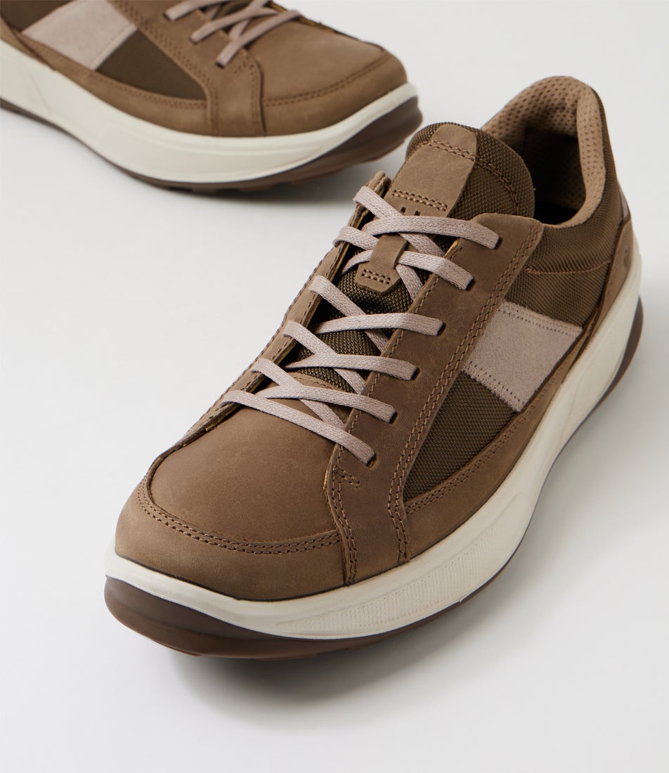 Byway 2 M Dark Clay Leather Sneakers