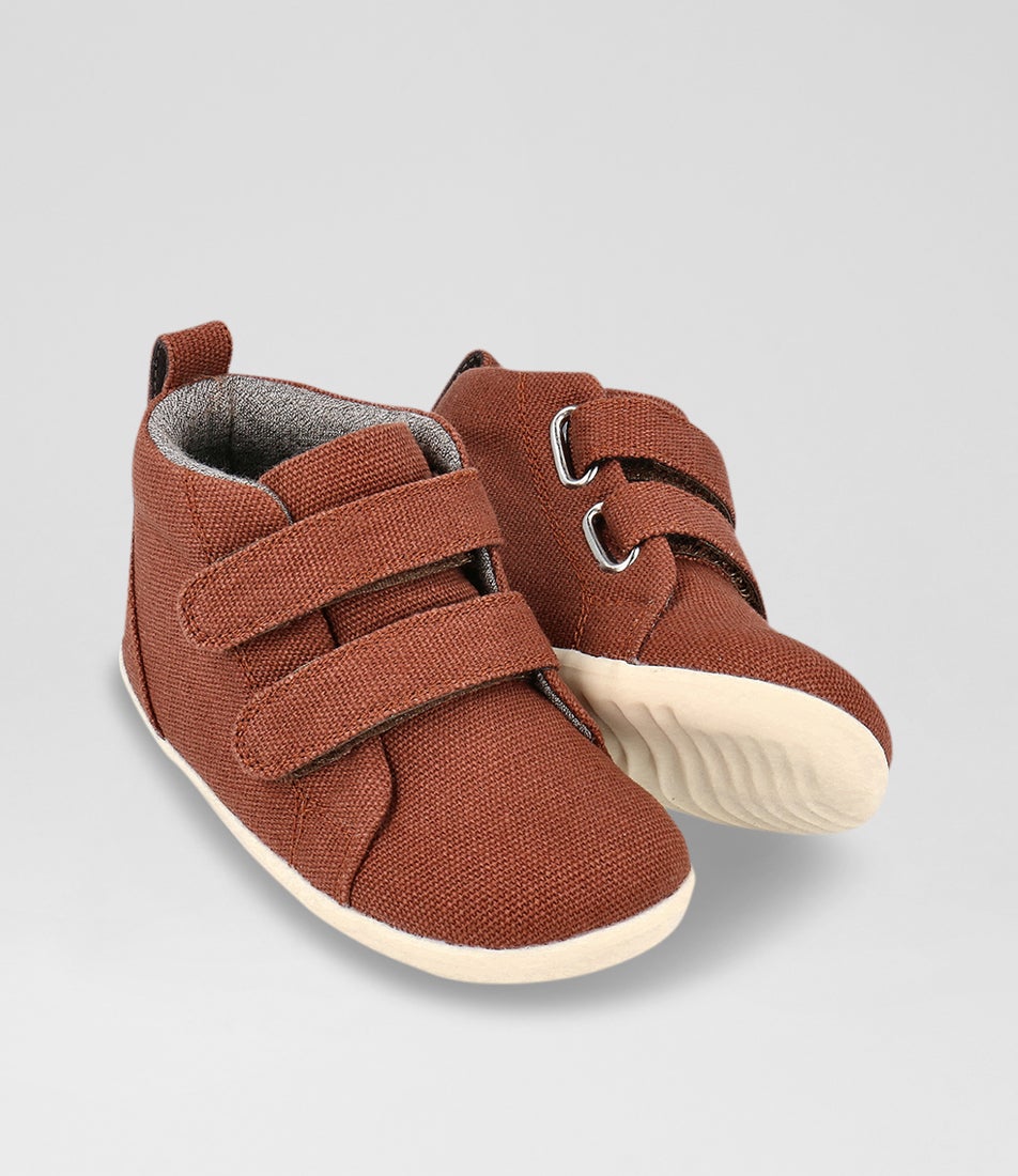 Su Grass Court High Infant Nutshell Canvas Ankle Boots