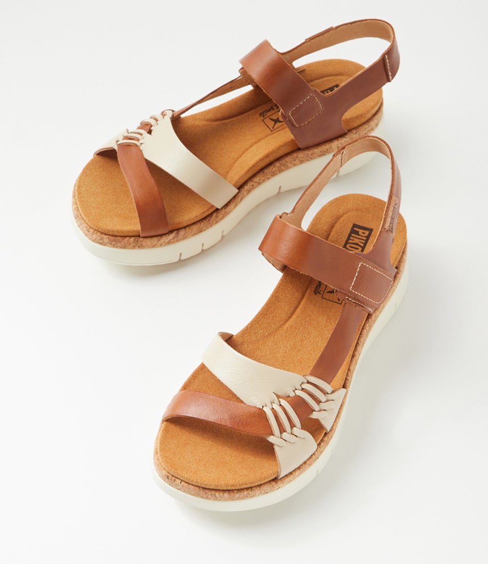 Palma 68 Marfil Brandy Leather Sandals
