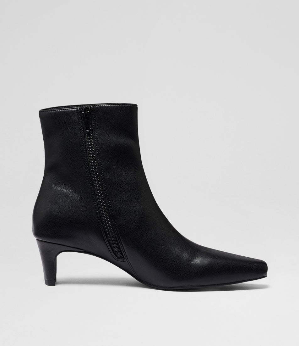 Reese Black Ankle Boots