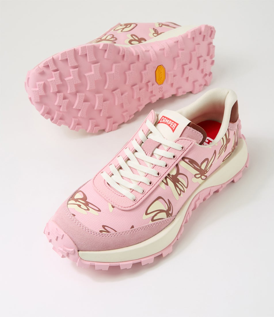 Camisole Pink Flowers Fabric Sneakers