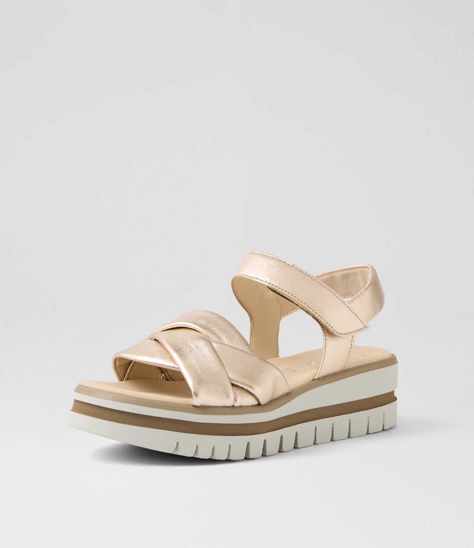 Karlee Puder Leather Sandals