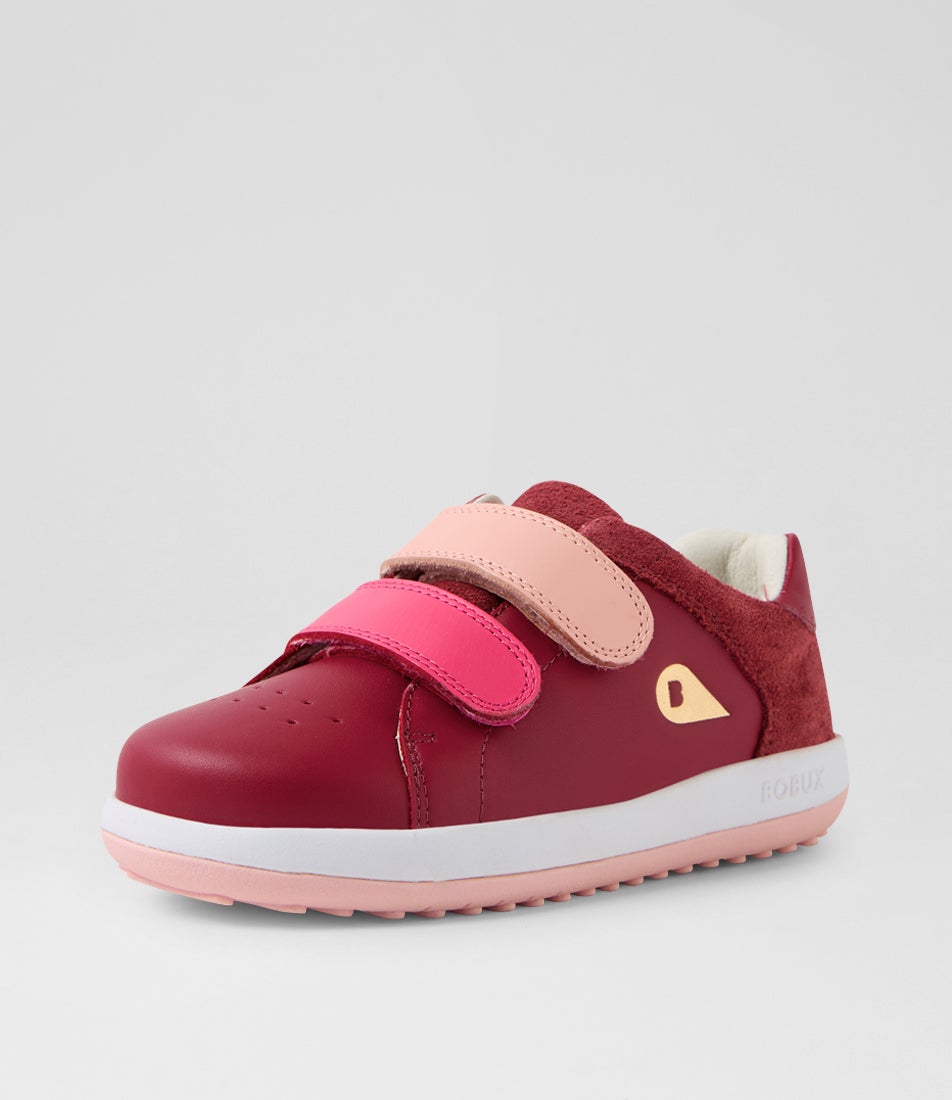 Kp Breakpoint Junior Cranberry Leather Sneakers