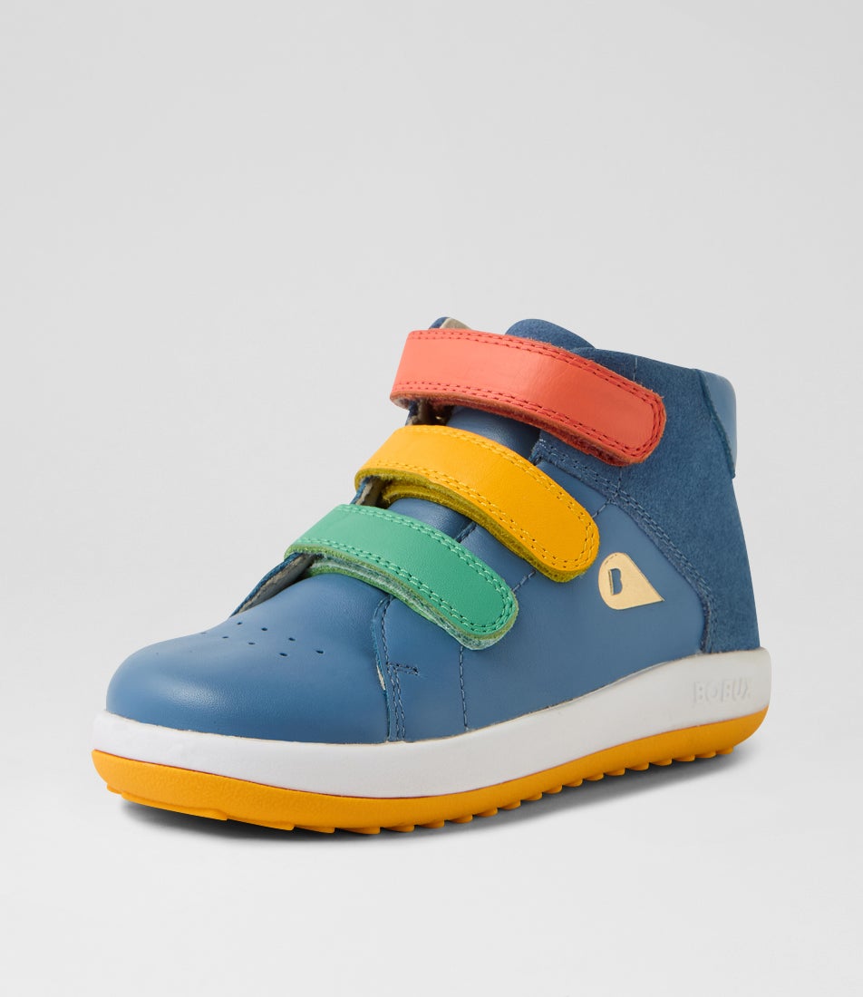 Iw Gamepoint Toddler Coronet Blue Leather Ankle Boots