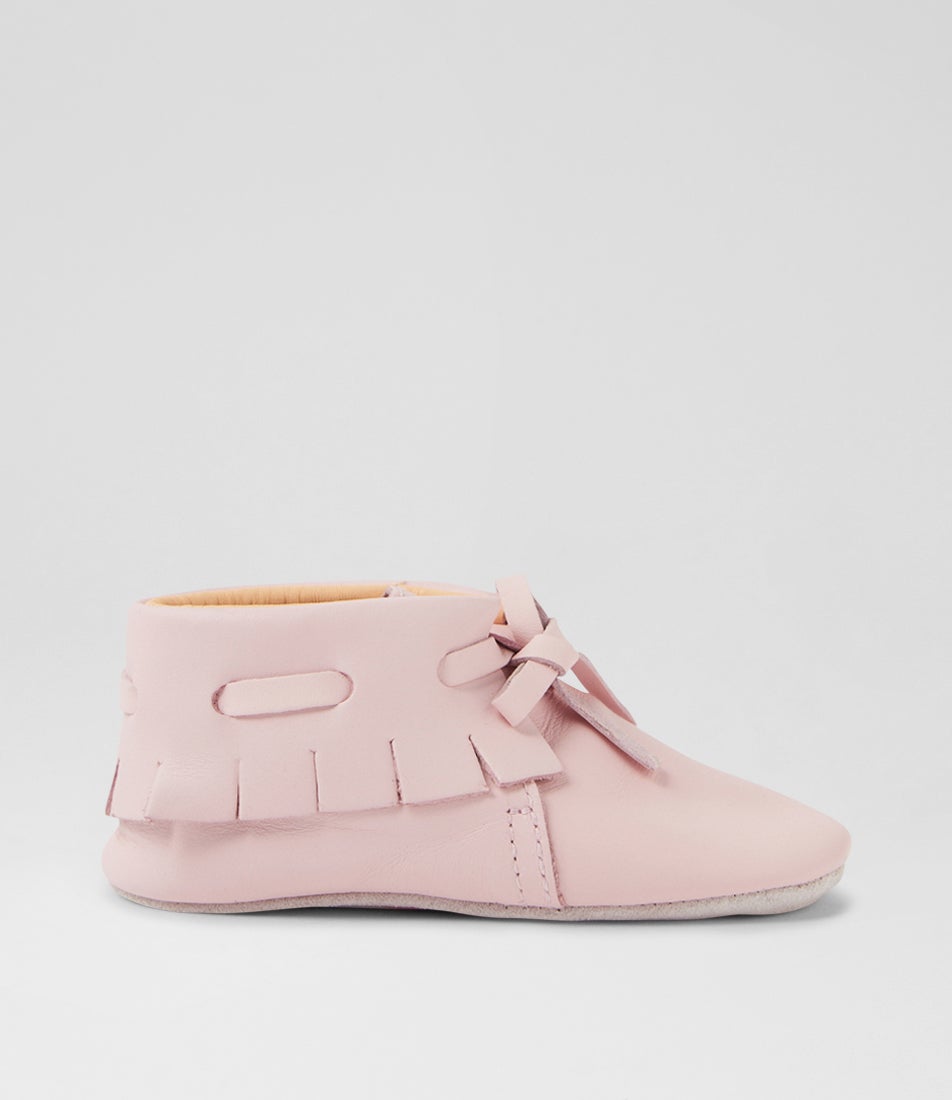 Ss Fringe Infant Rosewater Leather Flat Shoes