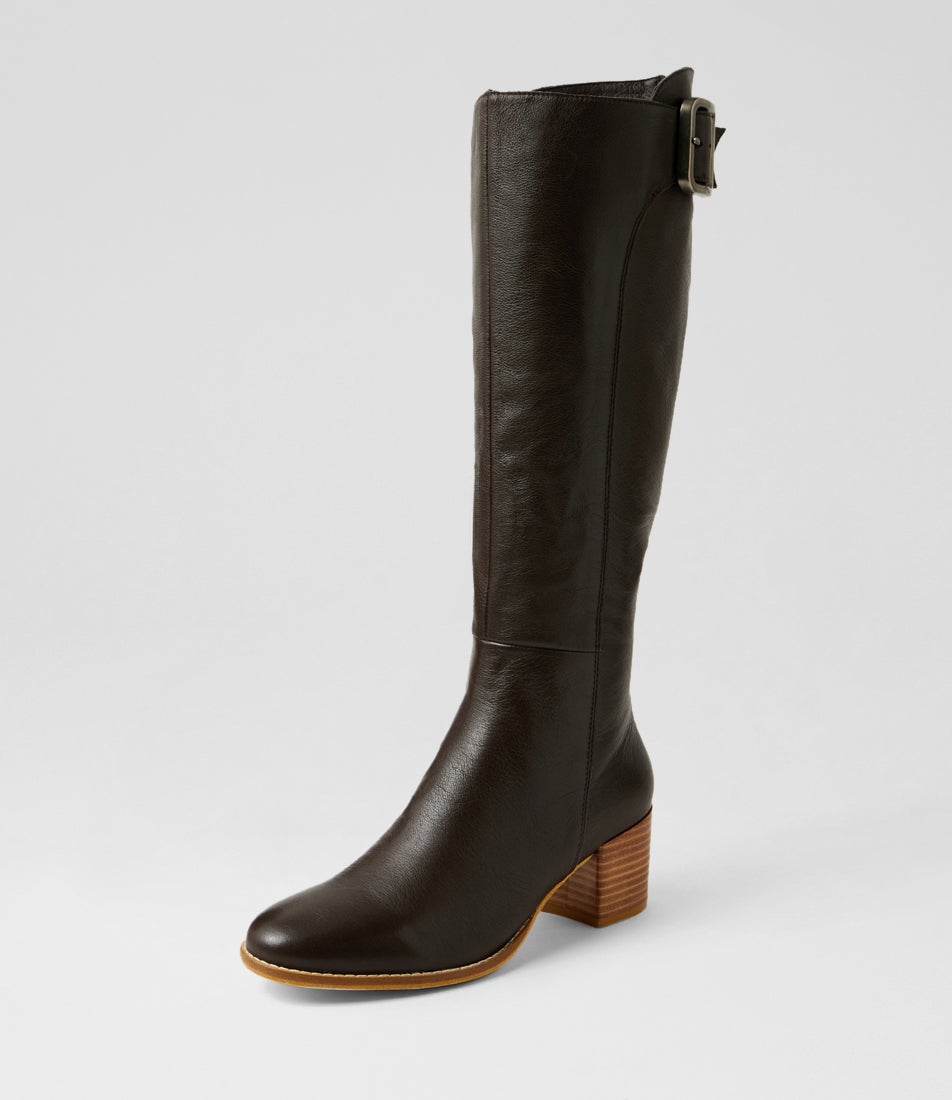 Maurisa Choc Leather Knee High Boots