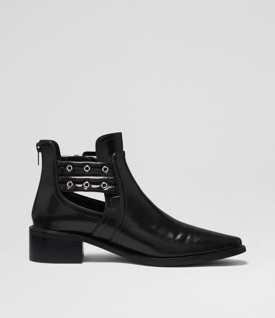 Baylee Black Ankle Boots