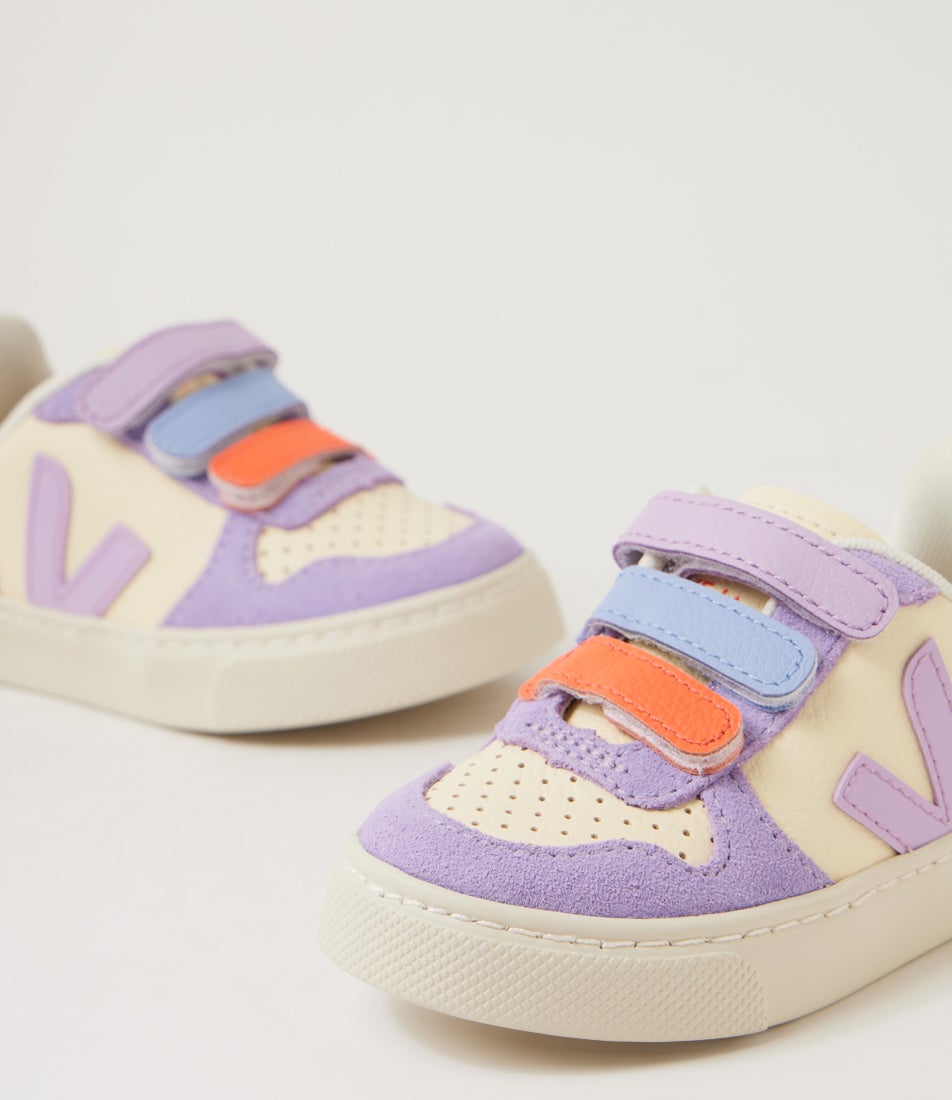 Small V-10 Toddler Cashew Orchid Multi Leather Sneakers