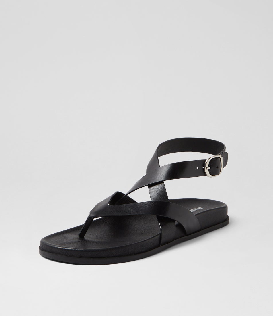 Havilo Black Leather Thongs