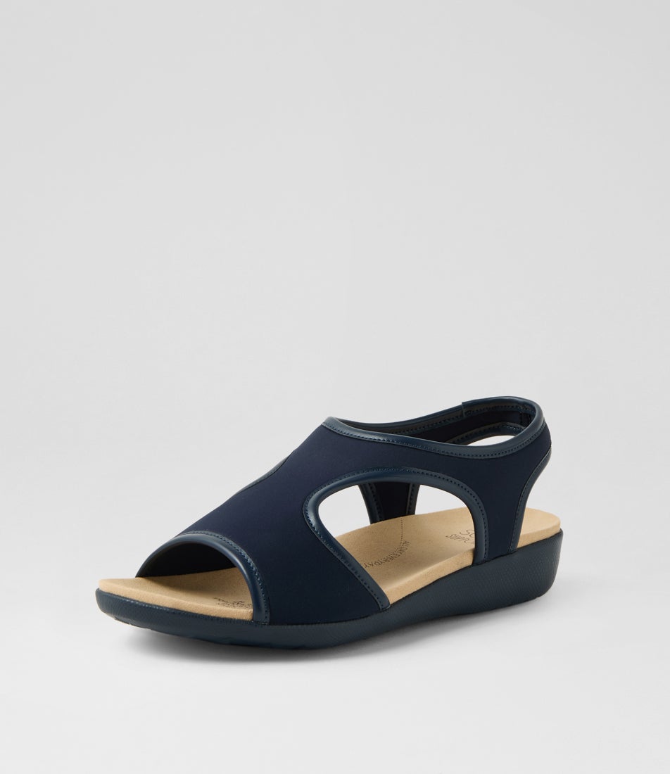 Ullahs W Navy Neoprene Sandals