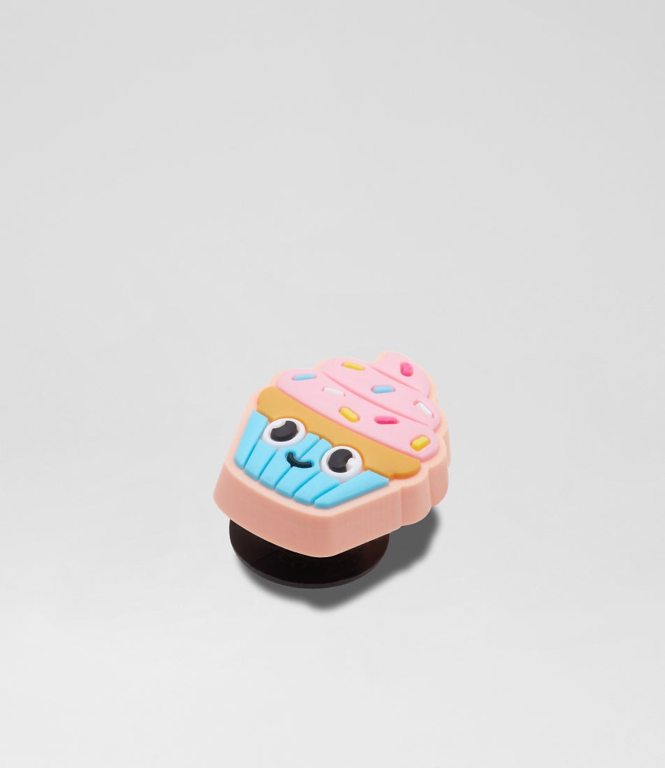 Cupcake With Smile Pink Rubber Jibbitz