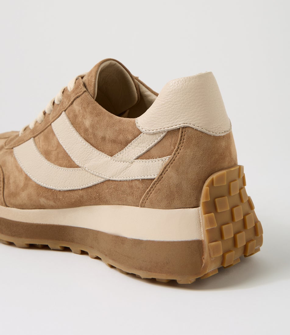 Sheryls Light Choc Vanilla Suede Sneakers