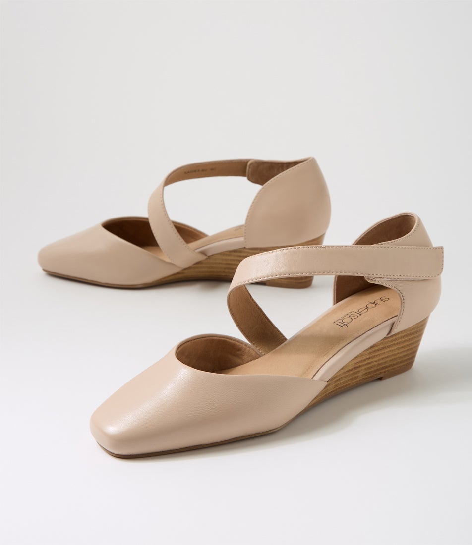 Sagie2 Nude Leather Heels Sagie2 Nude Leather Heels