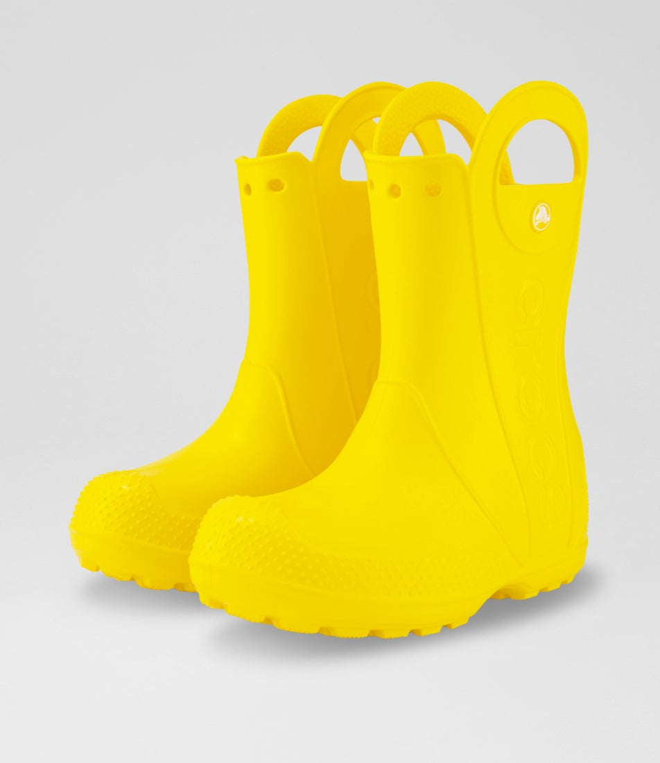 Handle It Rain Boot Junior Yellow Eva Calf Boots