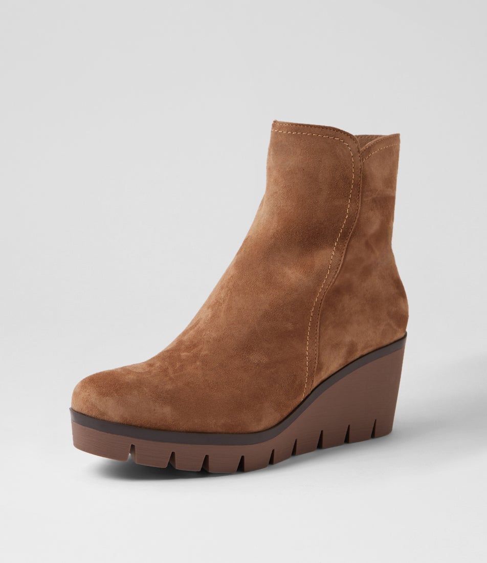 Narvi Light Choc Suede Ankle Boots