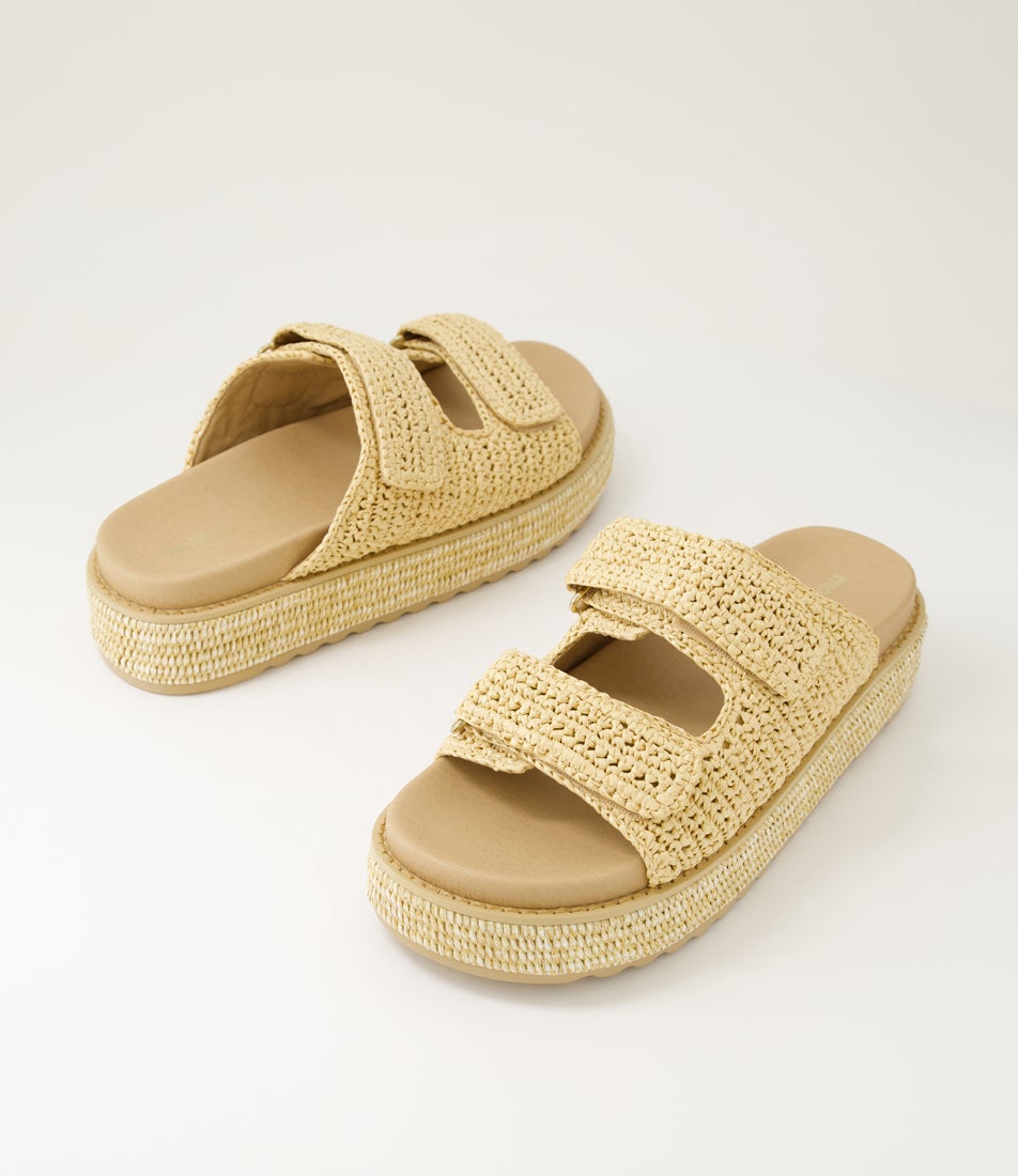 Boneeta Natural Woven Sandals