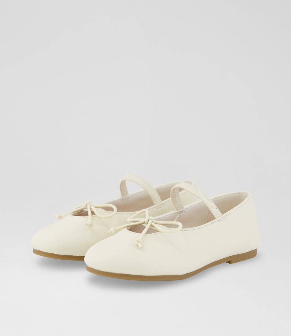 Clover Toddler Cannoli Cream Flat Shoes