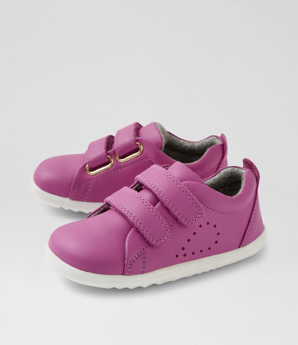 Su Grass Court Infant Cattleya Orchid Leather Sneakers
