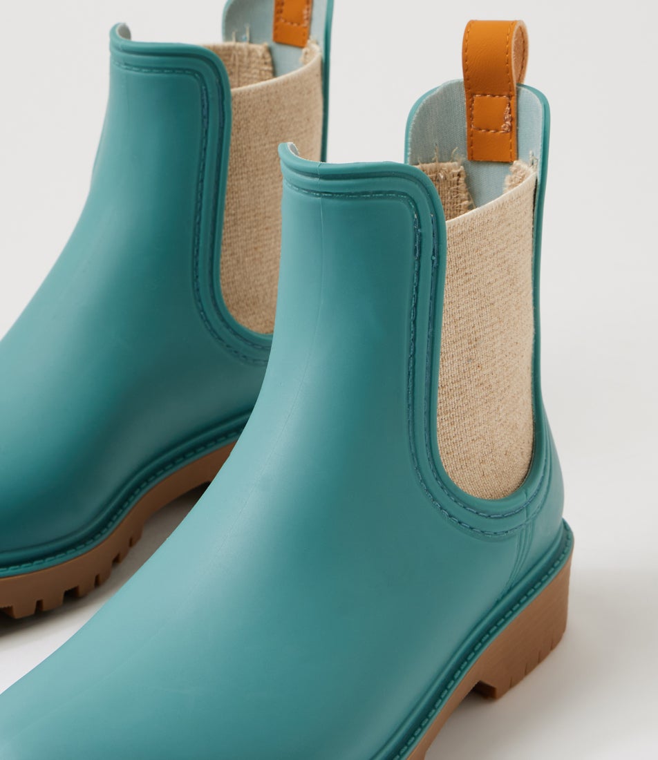 Laurina2 Mineral Blue Ankle Boots