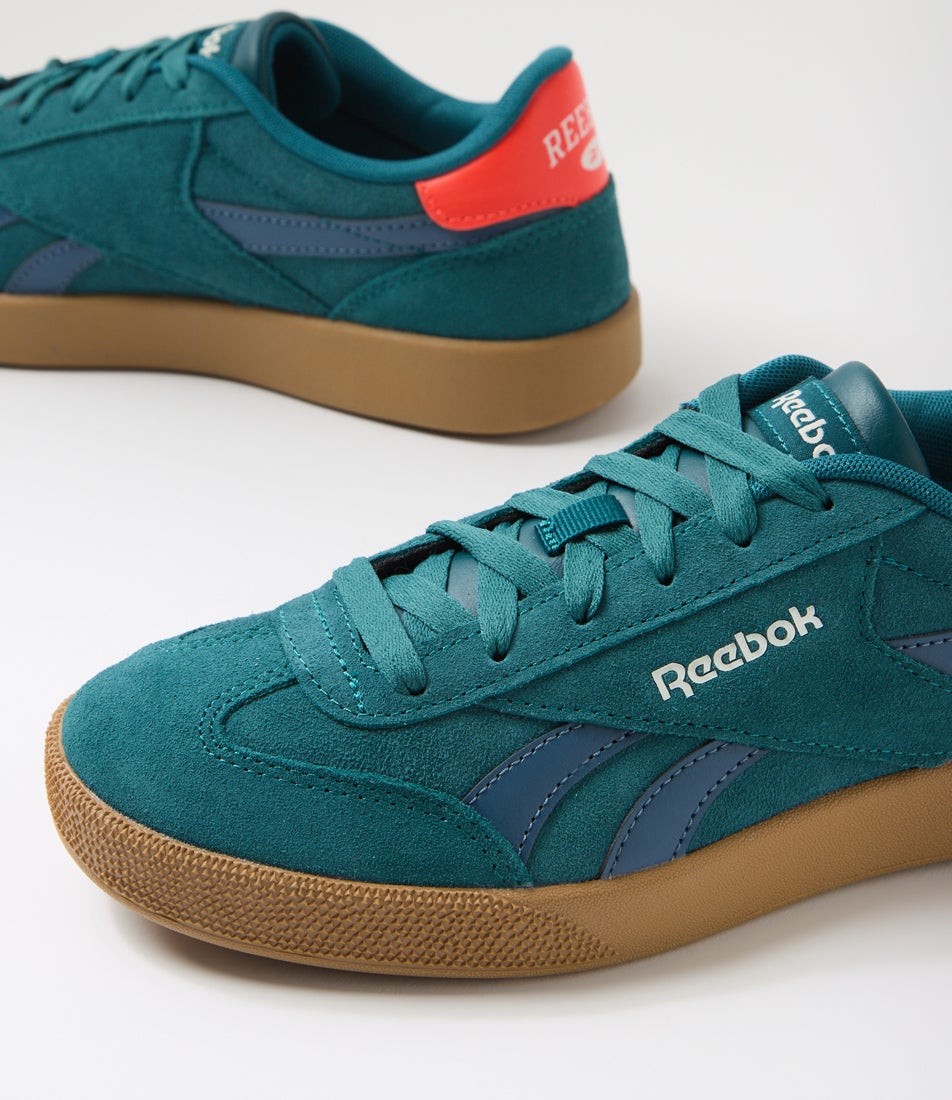 Smash Edge S M Retro Teal Flash Orange Shadow Fabric Sneakers Smash Edge S M Retro Teal Flash Orange Shadow Fabric Sneakers