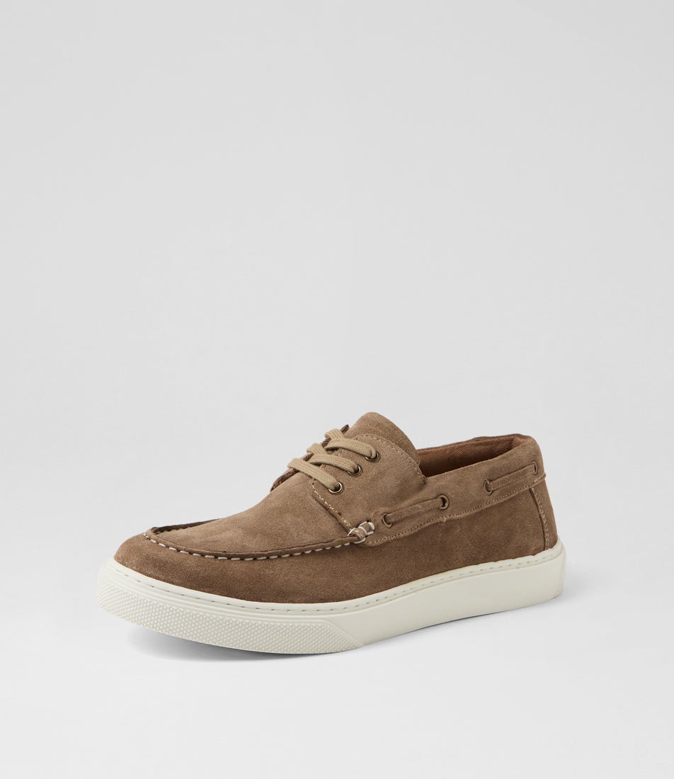 Flare Taupe Suede Boat Shoes