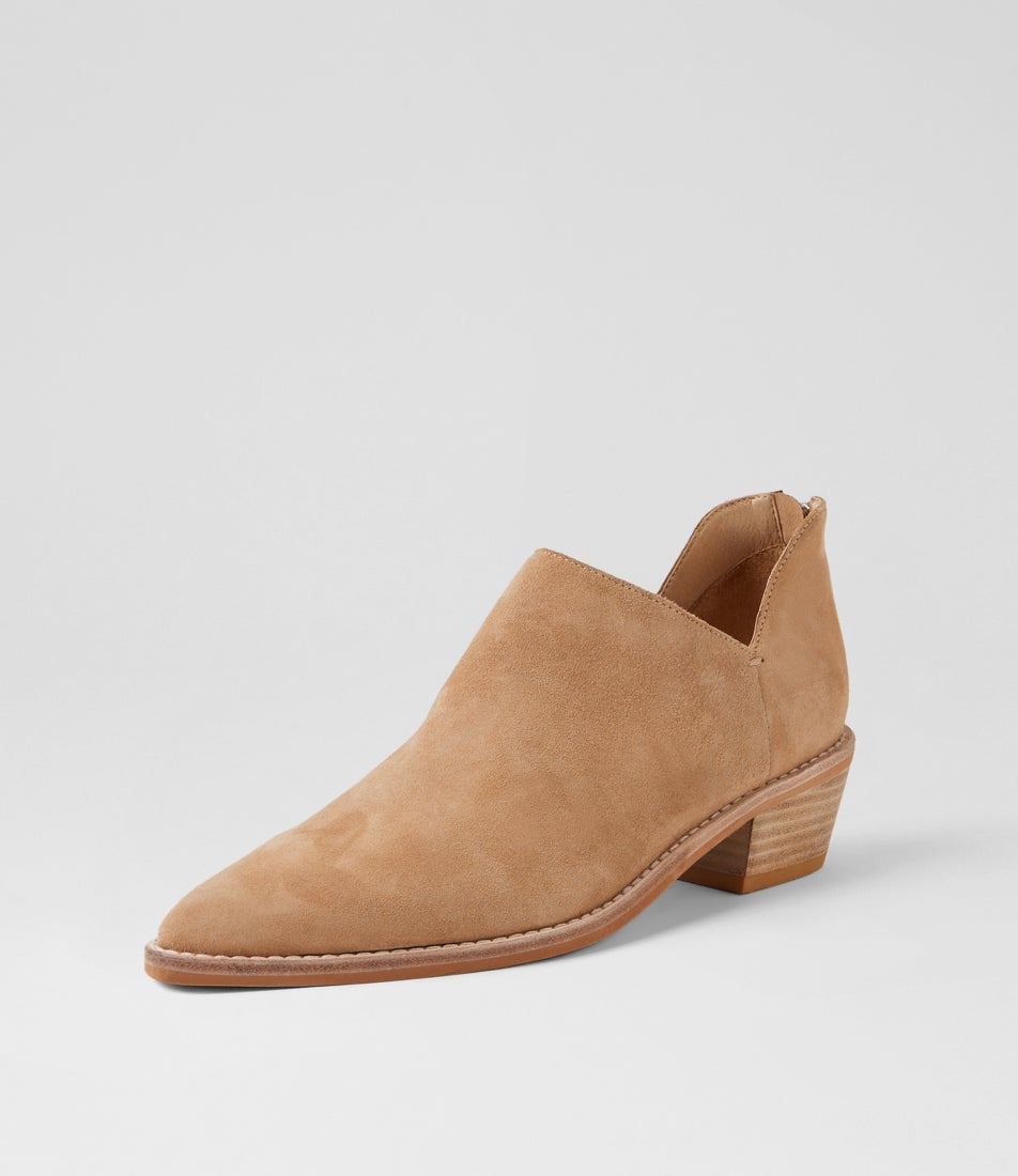 Dolfin Sand Suede Ankle Boots
