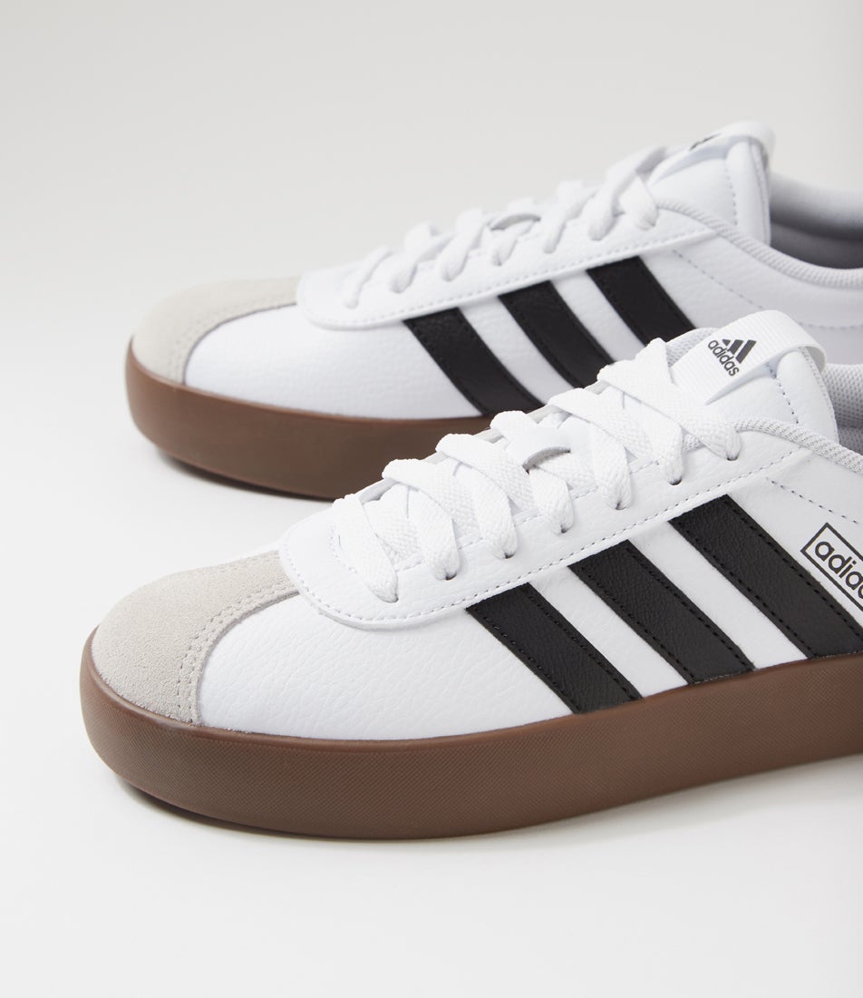Vl Court 3 W White Black Grey Sneakers