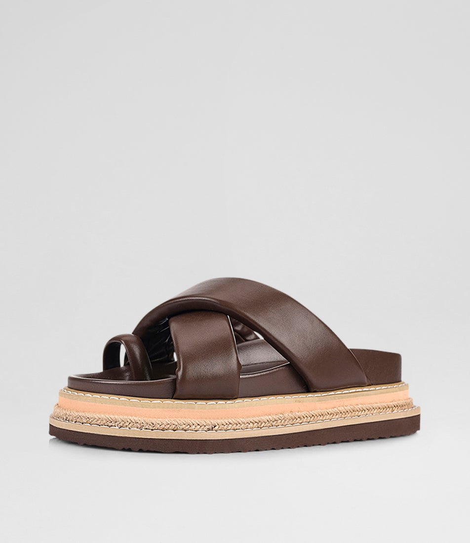 Thelma Chocolate Brown Slides