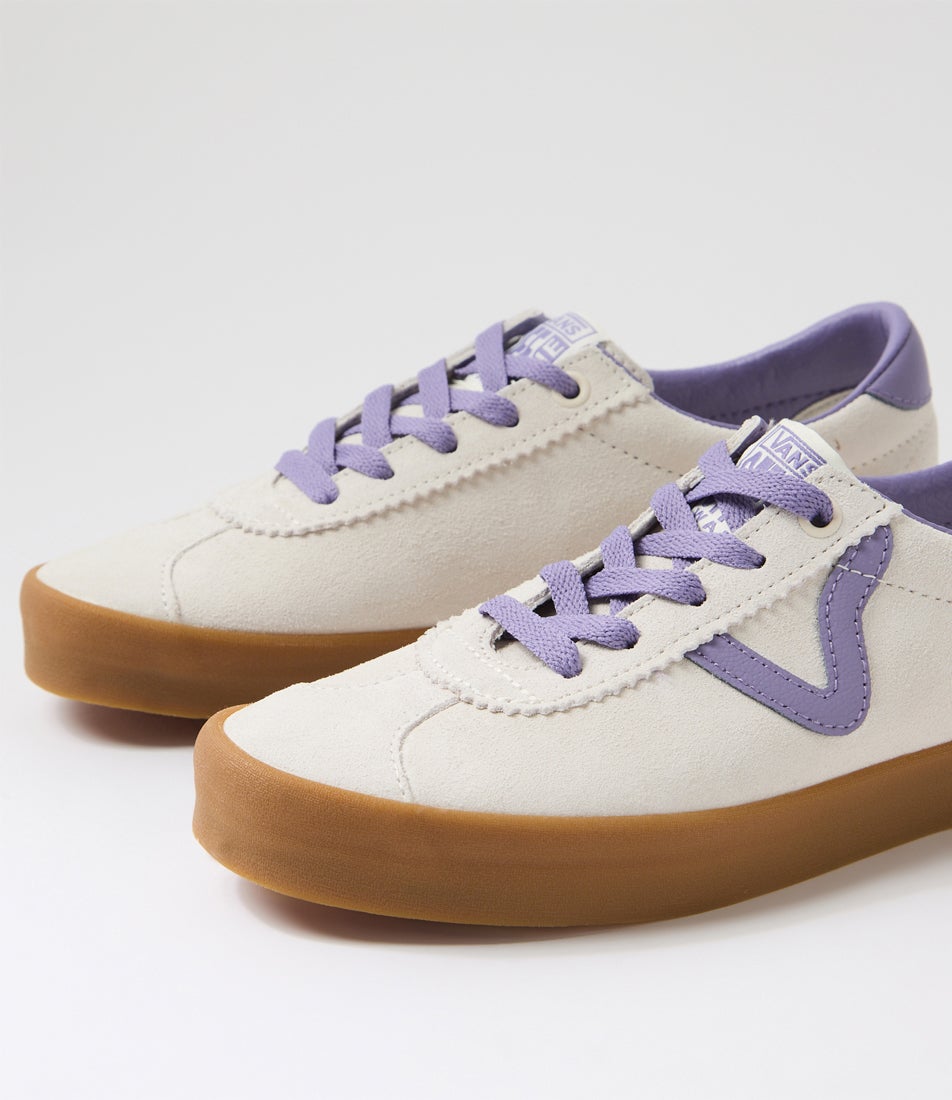 Sport Low W Gum Purple Haze Suede Leather Sneakers