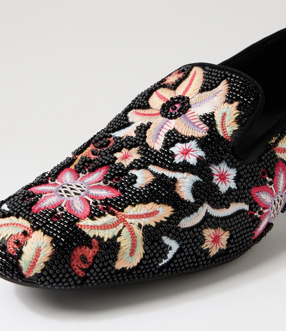 Gelisha Black Multi Loafers