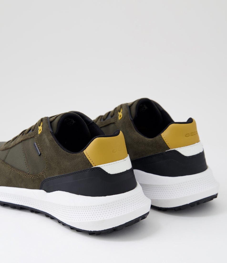 U Pg1x B Abx A Military Leather Sneakers