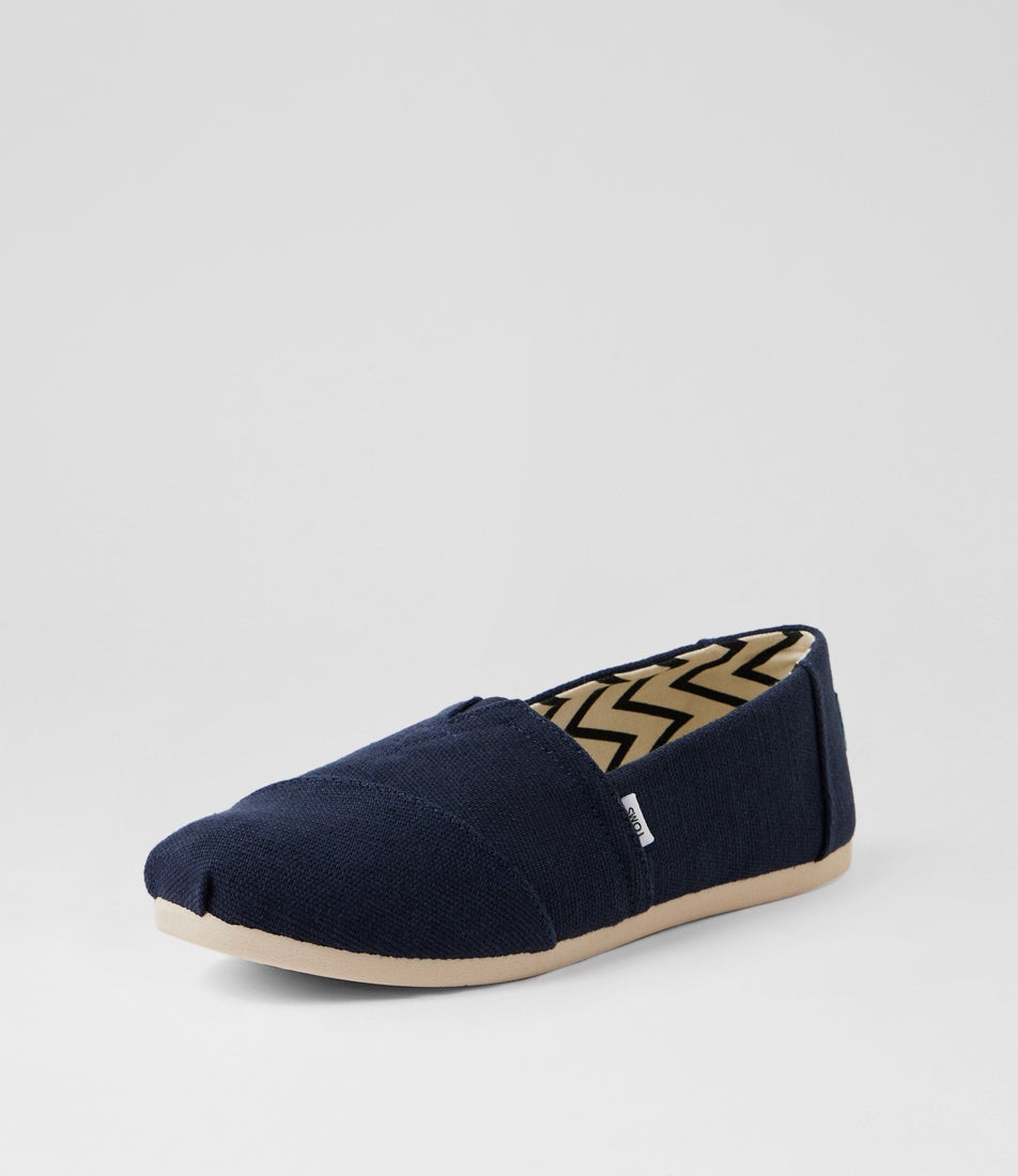 Alpargata Classic Navy Canvas Flat Shoes