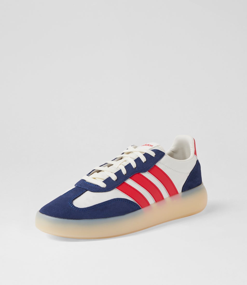 Barreda Decode M Off White Pure Ruby Dark Blue Sneakers