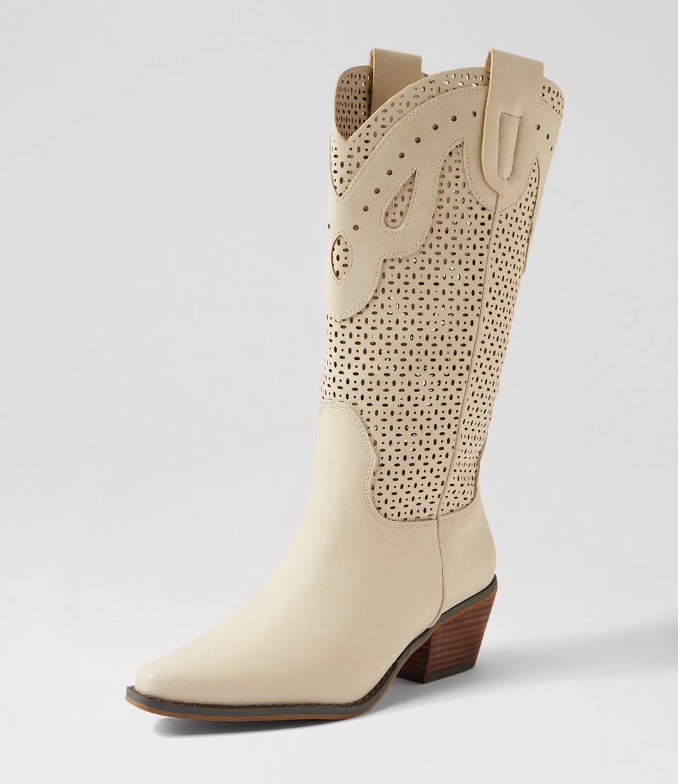 Maxine Shell Fabric Knee High Boots