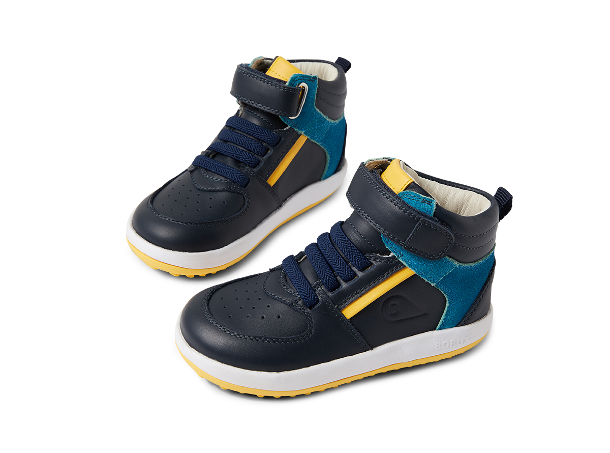 Iw Topspin Navy Leather Ankle Boots