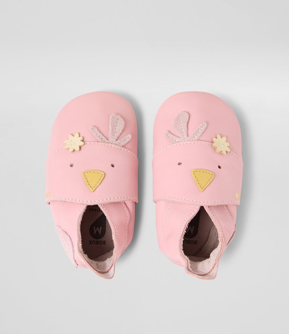 Ss Chickie Infant Blossom Leather Flat Shoes