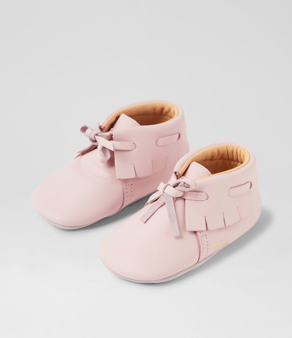 Ss Fringe Infant Rosewater Leather Flat Shoes