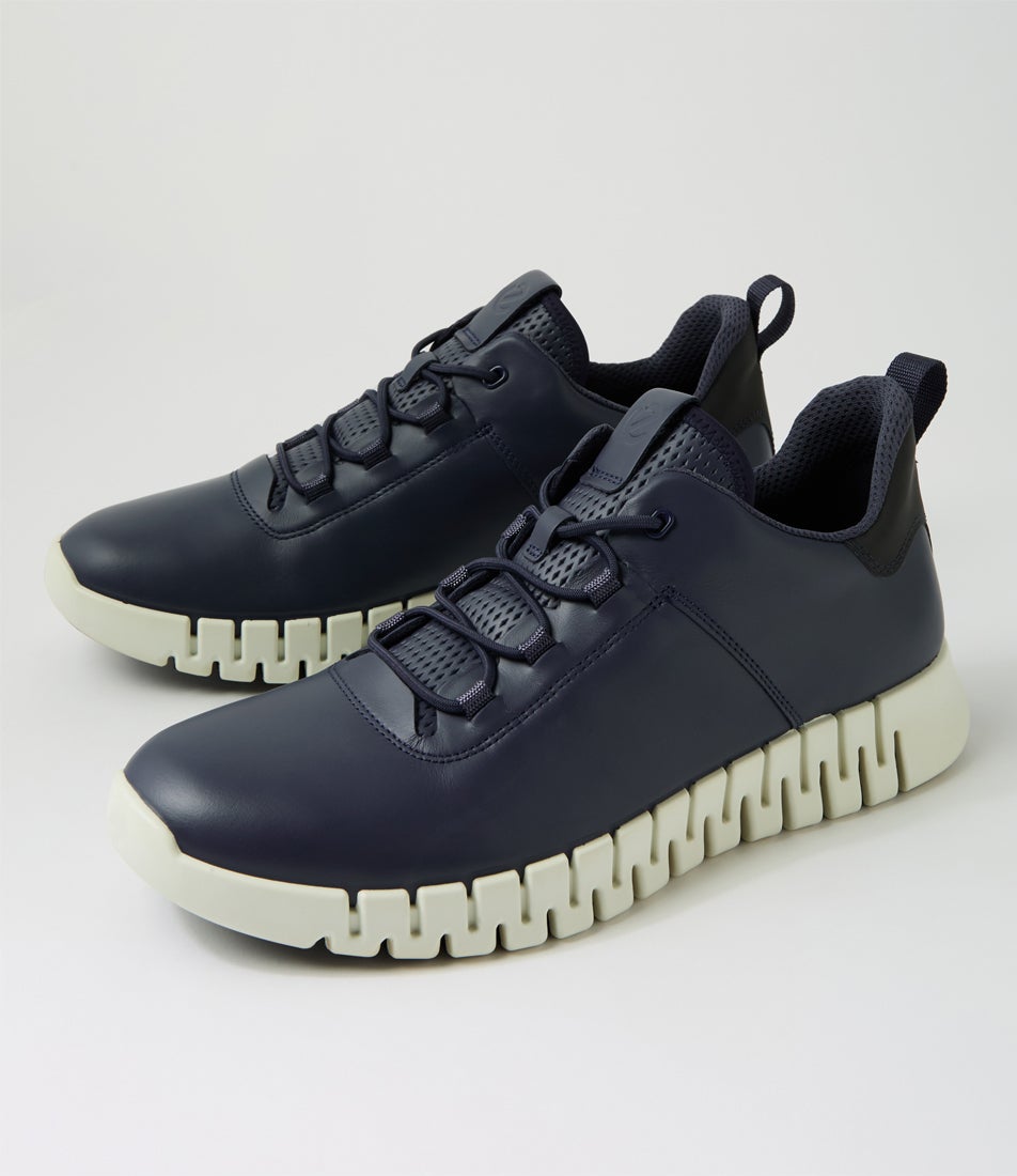 Gruuv M Marine Leather Sneakers