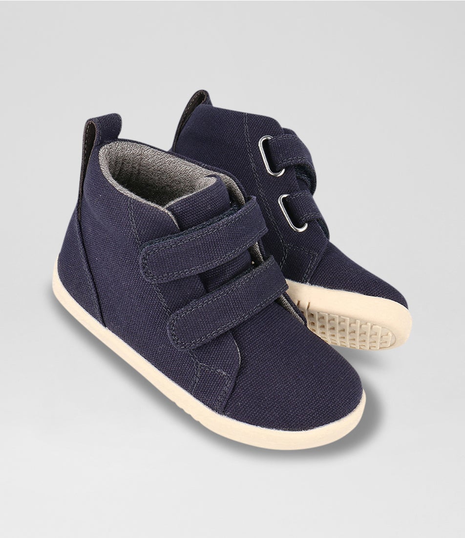Iw Grass Court High Toddler Navy Canvas Ankle Boots