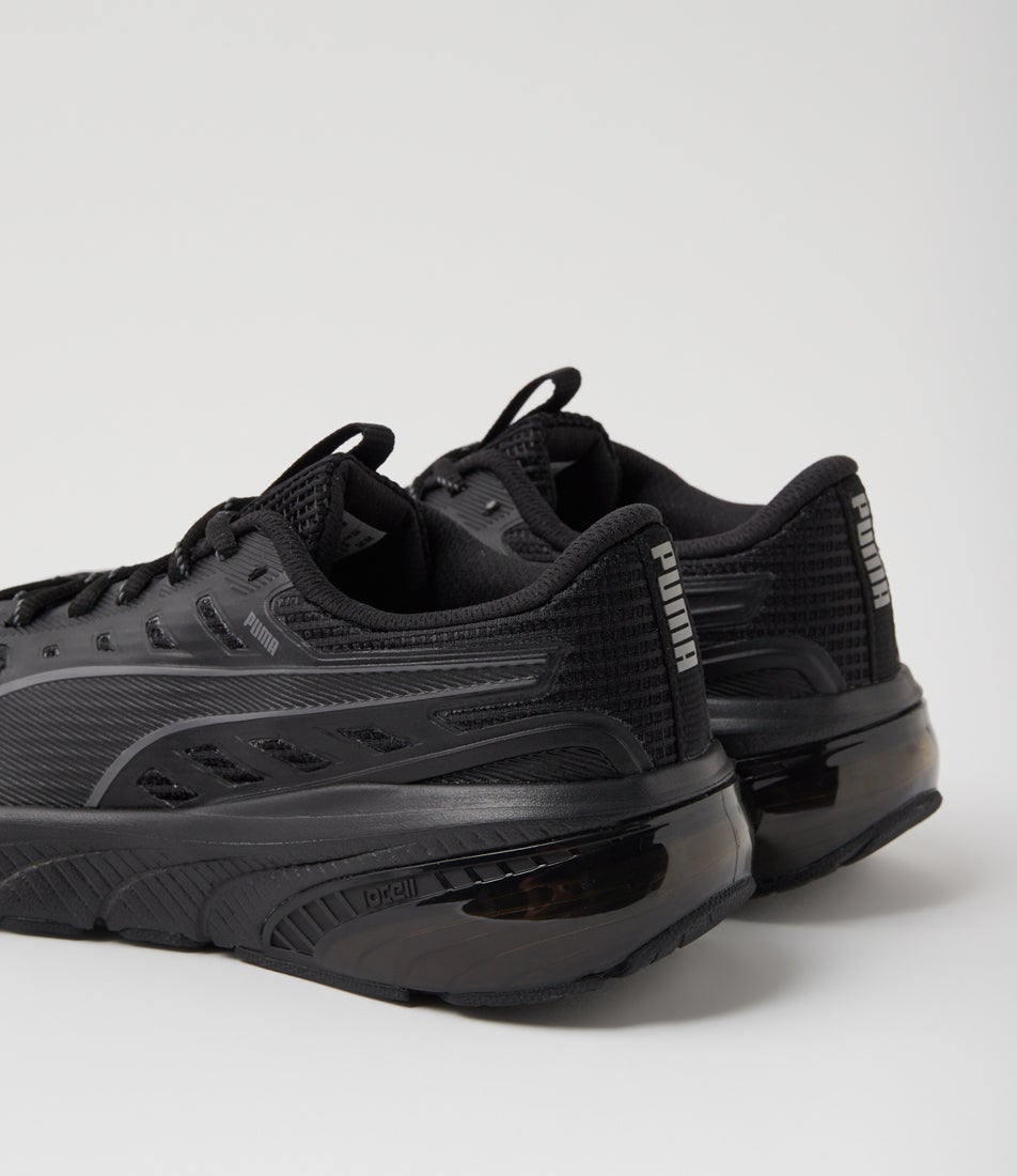 Cell Glare Black Cool Dark Gray Mesh Sneakers