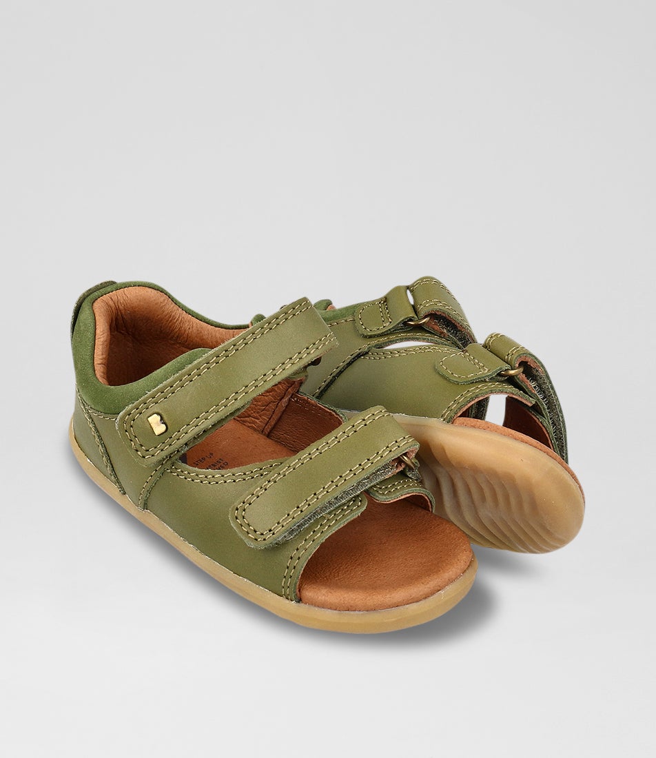 Su Driftwood Infant Sea Kelp Leather Sandals