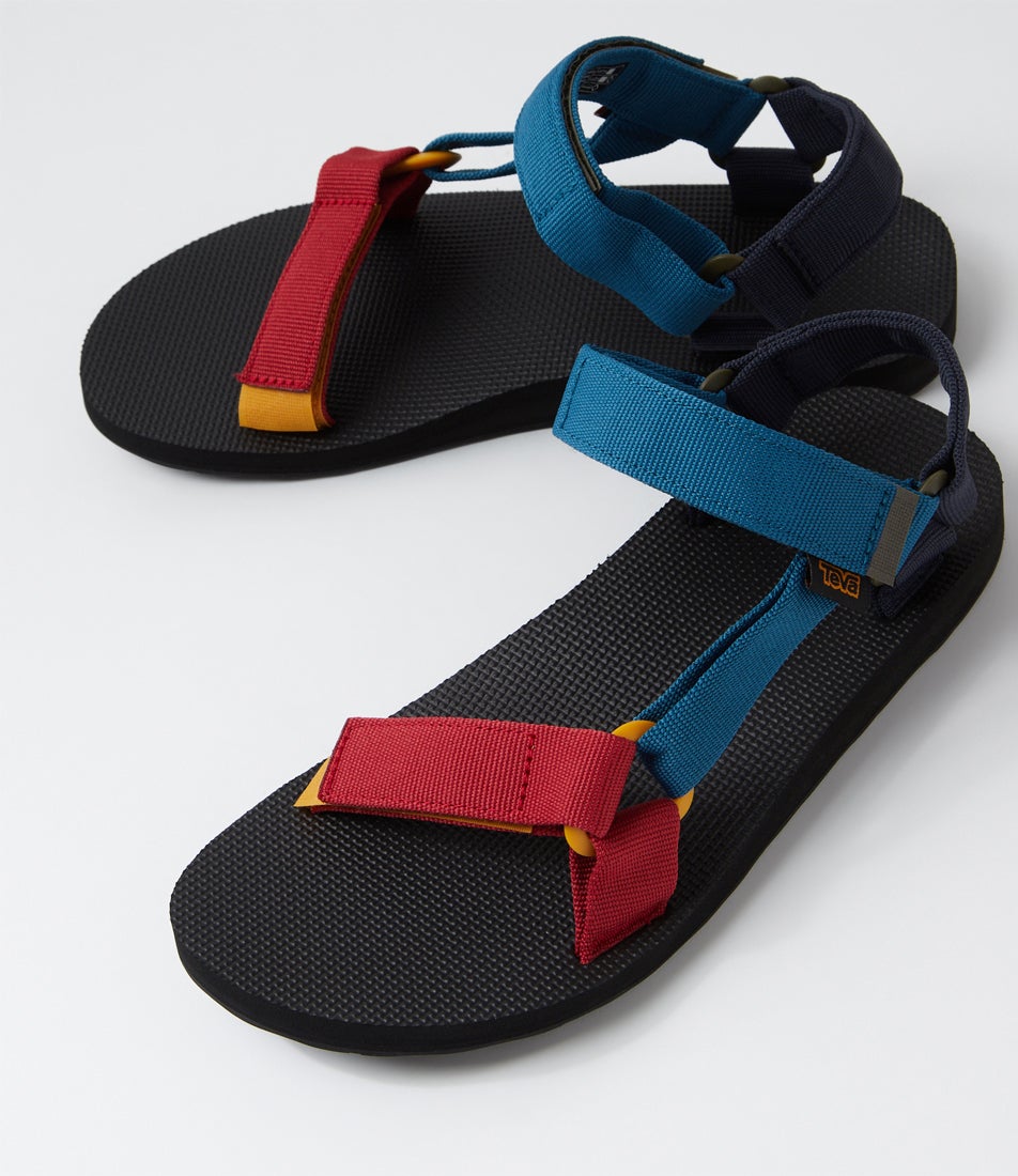 M Original Universal Blue Coral Multi Fabric Sandals