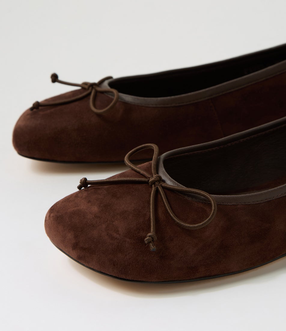 Pirela Choc Suede Flat Shoes
