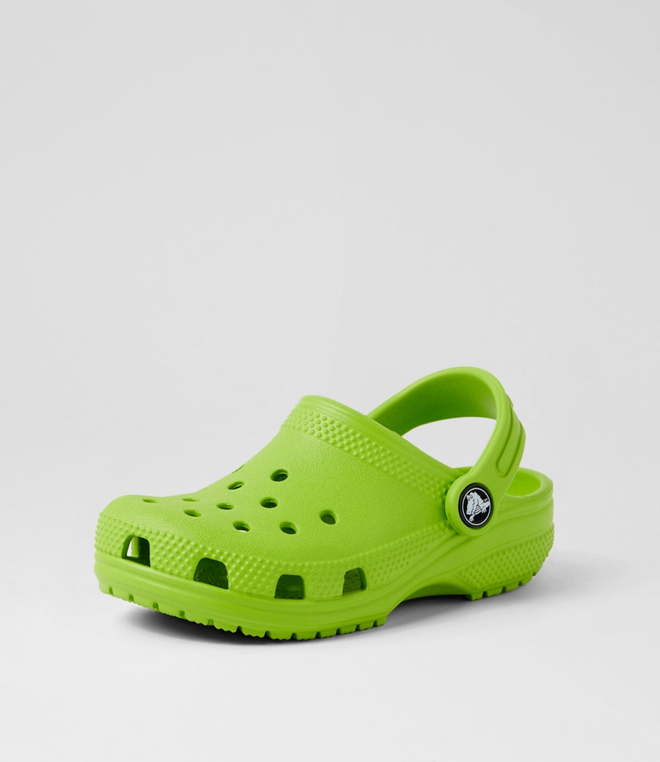 Classic Clog Toddler Green Croslite Sandals