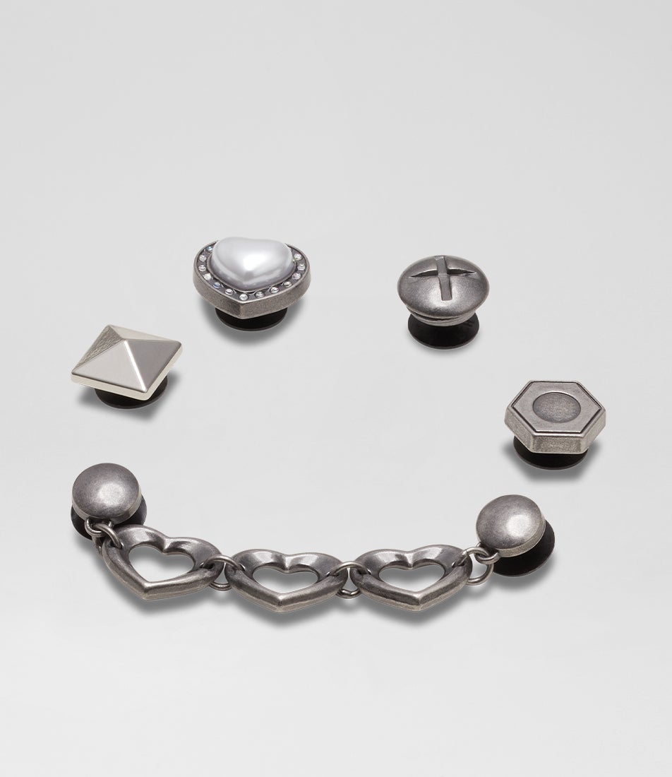 Silver Romantic Silver Jibbitz