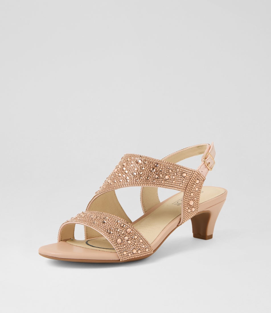 Drews Pale Gold Jewels Sandals